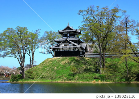 高田城址公園　満開の桜 139028110