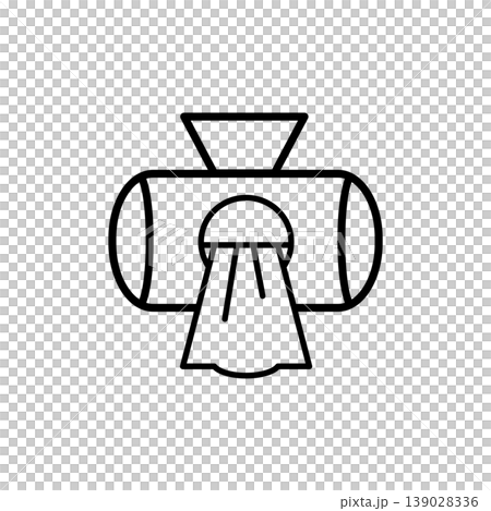 Pet Waste Bag Dispenser Icon 139028336