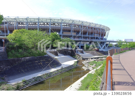 パロマ瑞穂スタジアム 山崎川 親水公園側（愛知県名古屋市） 139028656