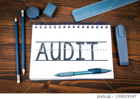 Audit Word Written on Notebook With Office Supplies 139029347