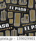 Vector El Paso seamless pattern 139029901