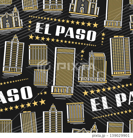 Vector El Paso seamless pattern Vector El Paso seamless pattern 139029901