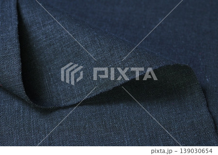 black hemp viscose natural fabric cloth color, sackcloth rough texture of textile fashion black hemp viscose natural fabric cloth color, sackcloth rough texture of textile fashion 139030654