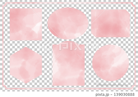 Dusty pink watercolor frame material | Gentle, nuanced color blurred background with geometric shapes (series available) Dusty pink watercolor frame material | Gentle, nuanced color blurred background with geometric shapes (series available) 139030888