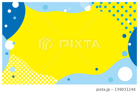 明るい青の炭酸泡モダン夏背景 139031248