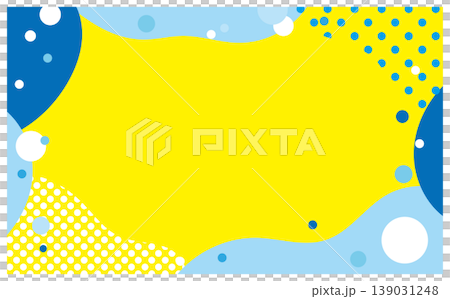 Bright blue carbonated bubbles modern summer background 139031248