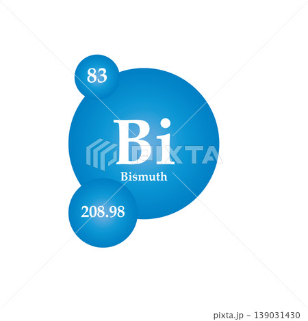 Bismuth chemistry symbol Bismuth chemistry symbol 139031430