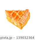焼菓子_アップルパイ_水彩タッチ 139032364