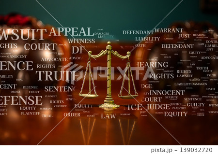 裁判所の天秤の置物 裁判所の天秤の置物 139032720