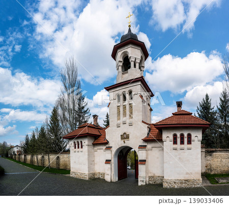 Entrance Gate and Cathedral of the Curchi Orthodox Monastery 139033406