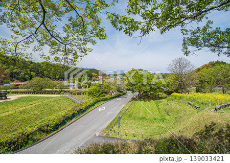 明日香村の景勝地 石舞台展望台 奈良県 明日香村の景勝地 石舞台展望台 奈良県 139033421