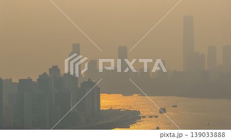 April 18 2026 North Point Harbour Skyline In Haze April 18 2026 North Point Harbour Skyline In Haze 139033888