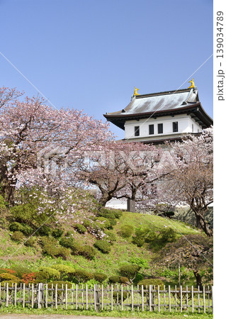 春の北海道松前町で松前城址公園の風景を撮影 春の北海道松前町で松前城址公園の風景を撮影 139034789