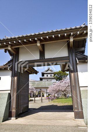 春の北海道松前町で松前城址公園の風景を撮影 春の北海道松前町で松前城址公園の風景を撮影 139034812