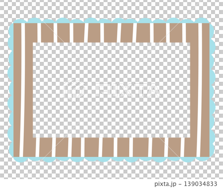 Brown rectangle frame with stripe pattern for card print, polaroid photo, template, poster, book cover, notepad, sticky note, memo, banner, border, postcard, paper design, decoration, border Brown rectangle frame with stripe pattern for card print, polaroid photo, template, poster, book cover, notepad, sticky note, memo, banner, border, postcard, paper design, decoration, border 139034833