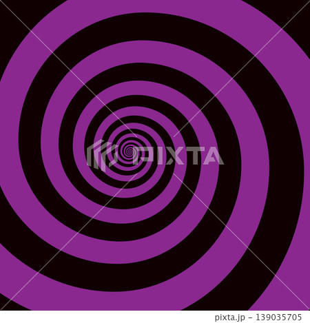Artistic spiral shape. Vector drawing 139035705