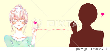 運命の赤い糸で結ばれた男女 139035794
