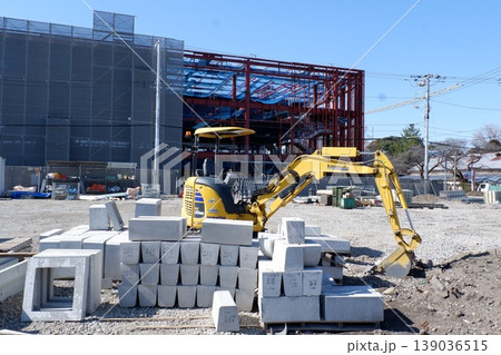 スーパーの建設現場 スーパーの建設現場 139036515