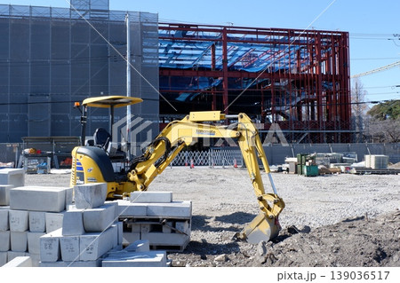 スーパーの建設現場 スーパーの建設現場 139036517