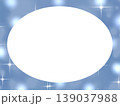 青いきらきらのフレームイラスト 139037988