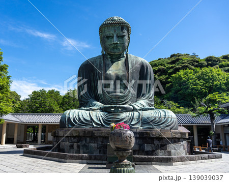 Great Buddha Daibutsu statue at Kotoku-in temple in Kamakura, Japan Great Buddha Daibutsu statue at Kotoku-in temple in Kamakura, Japan 139039037