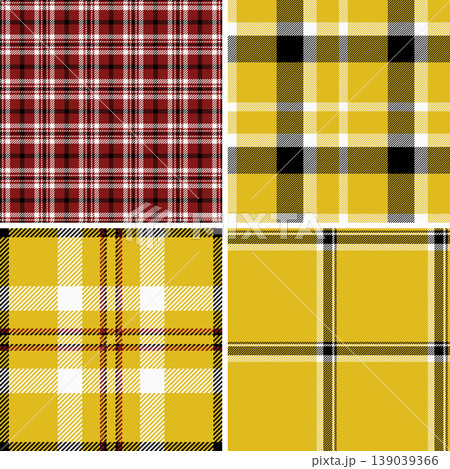 Decorative plaid collection designed for Thanksgiving interiors. The pack supports wall art and themed decor visuals. Seamless vectors feel continuous. 139039366