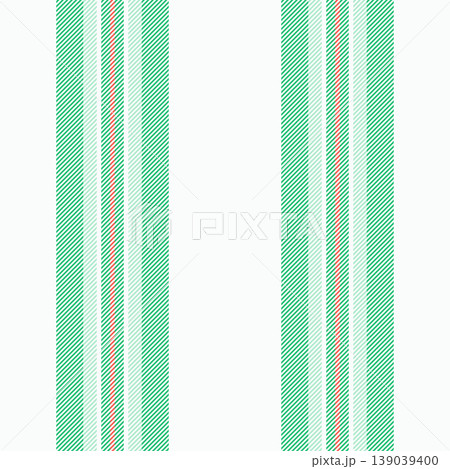 Secorate background lines stripe, stroke textile fabric texture. Grim seamless pattern vector vertical in mint cream and mint colors. 139039400