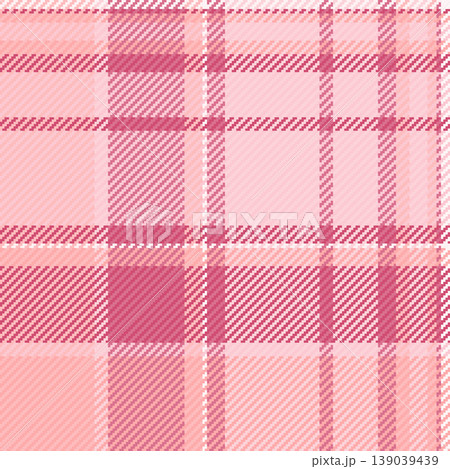 Carpet background fabric pattern, france texture vector tartan. Window textile check seamless plaid in light and red colors. Carpet background fabric pattern, france texture vector tartan. Window textile check seamless plaid in light and red colors. 139039439