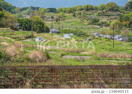 明日香村の景勝地 阪田の棚田 奈良県明日香村 明日香村の景勝地 阪田の棚田 奈良県明日香村 139040515