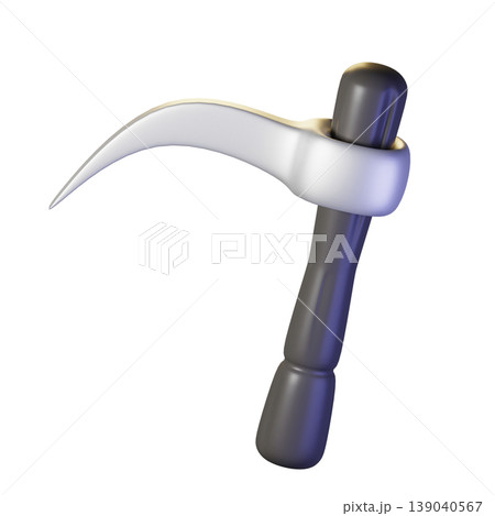 Halloween sickle. 3D illustration. High resolution Halloween sickle. 3D illustration. High resolution 139040567