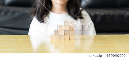 The structured steps show direction purpose and determination, supporting resilience readiness and movement toward future achievement. 139040902