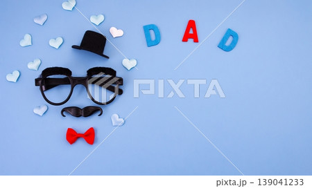 Show appreciation for Dad on Fathers Day with tasteful top view Show appreciation for Dad on Fathers Day with tasteful top view 139041233