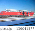停車中のオーストリア鉄道　ナイトジェット 139041377
