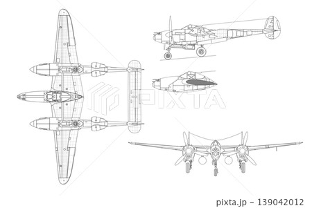 P-38 ライトニング 139042012