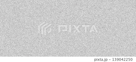 Grain texture background with dots noise and grey spray. Soft grainy vector overlay with grunge degrade and stipple blur for presentation. Abstract texture with sand and organic vintage shape 139042250