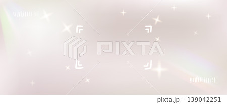 Beige tan gradient with light sparkle and pearl nacre glow. Elegant gradation vector backdrop with grey shimmer and warm flare. Minimal beige tan background for presentation or beauty packaging 139042251