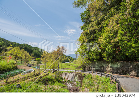 明日香村の景勝地 細川の棚田 奈良県明日香村 明日香村の景勝地 細川の棚田 奈良県明日香村 139042974