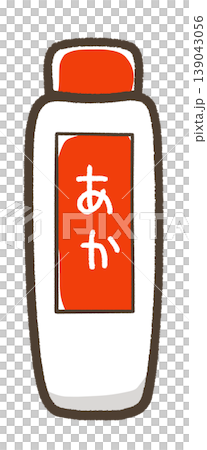 Tube of red paint Tube of red paint 139043056