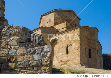 Old Jvari Monastery near Mtskheta city in Georgia 139043125