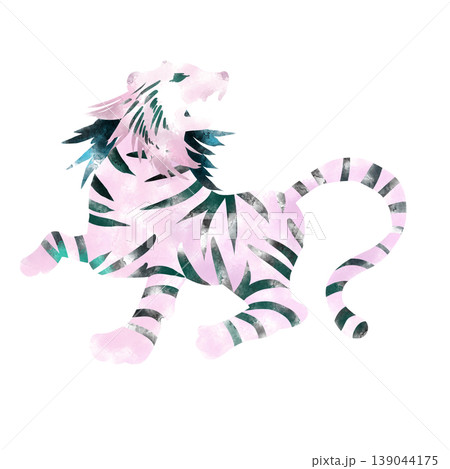白虎の手描きのイラスト 白虎の手描きのイラスト 139044175
