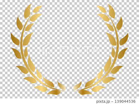 Laurel wreath frame material Laurel wreath frame material 139044536