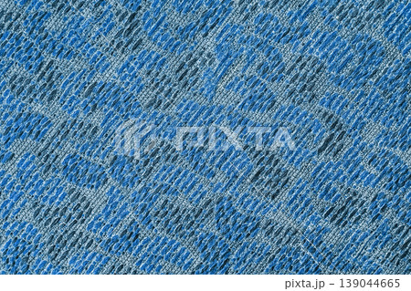 Texture decorative blue fabric old upholstery char thread vintage surface background structure backdrop Texture decorative blue fabric old upholstery char thread vintage surface background structure backdrop 139044665
