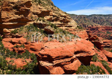 Aerial View Red Rock Country surrounding Sedona Arizona Aerial View Red Rock Country surrounding Sedona Arizona 139044772
