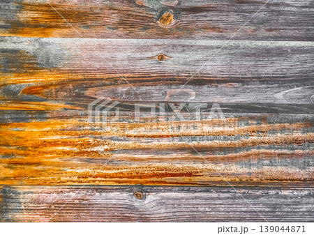 Old colored abstract boards texture, wood fence dirty pattern background 139044871