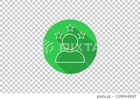 User Rating Icon With Three Stars Profile Review, Quality Badge User Rating Icon With Three Stars Profile Review, Quality Badge 139044997