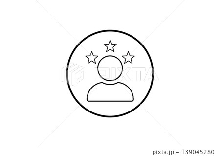 Top Rated User Profile Icon With Three Stars Inside Circle Customer Rating And Quality Badge Top Rated User Profile Icon With Three Stars Inside Circle Customer Rating And Quality Badge 139045280