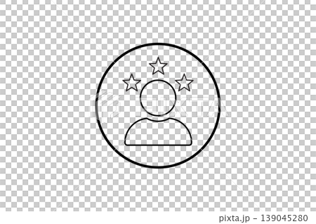 Top Rated User Profile Icon With Three Stars Inside Circle Customer Rating And Quality Badge Top Rated User Profile Icon With Three Stars Inside Circle Customer Rating And Quality Badge 139045280