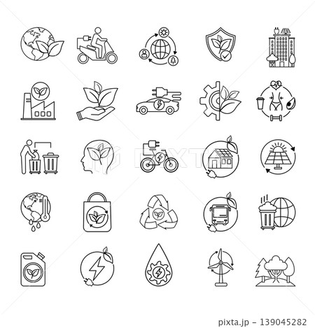 Ecology Icons Set. Ecology Icons Set. 139045282