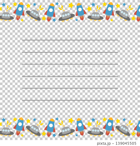 UFO and Rocket Letter UFO and Rocket Letter 139045505