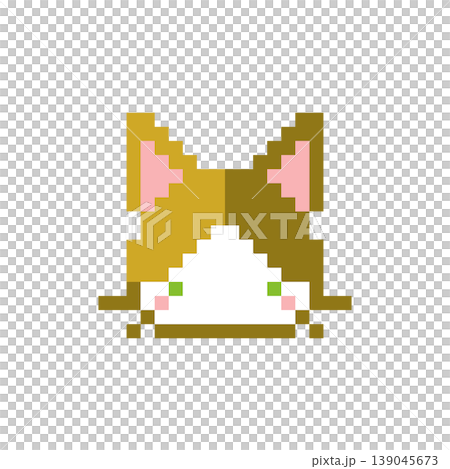 三毛猫のドット絵 139045673
